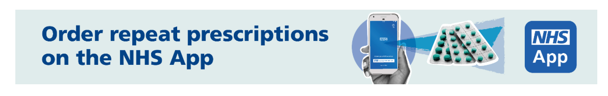 Order repeat prescriptions on the NHS App